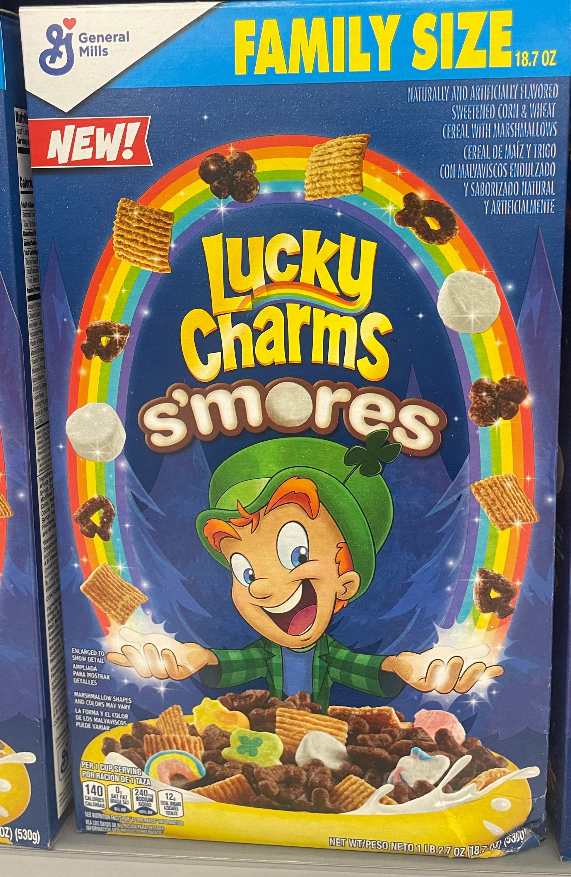 Lucky Charms S'mores General Mills Cereal Tamaño familiar , lucky charms cereales - Vimarsana News
