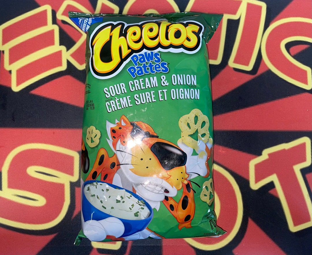 Cheetos Paws Sour Cream & Onion Rare Snack Etsy New Zealand