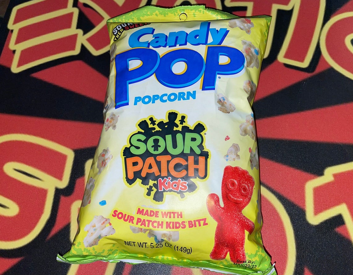 Candy Pop Sour Patch Kids Popcorn Etsy Denmark