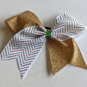 Glitter Spangled Custom Cheer Bow