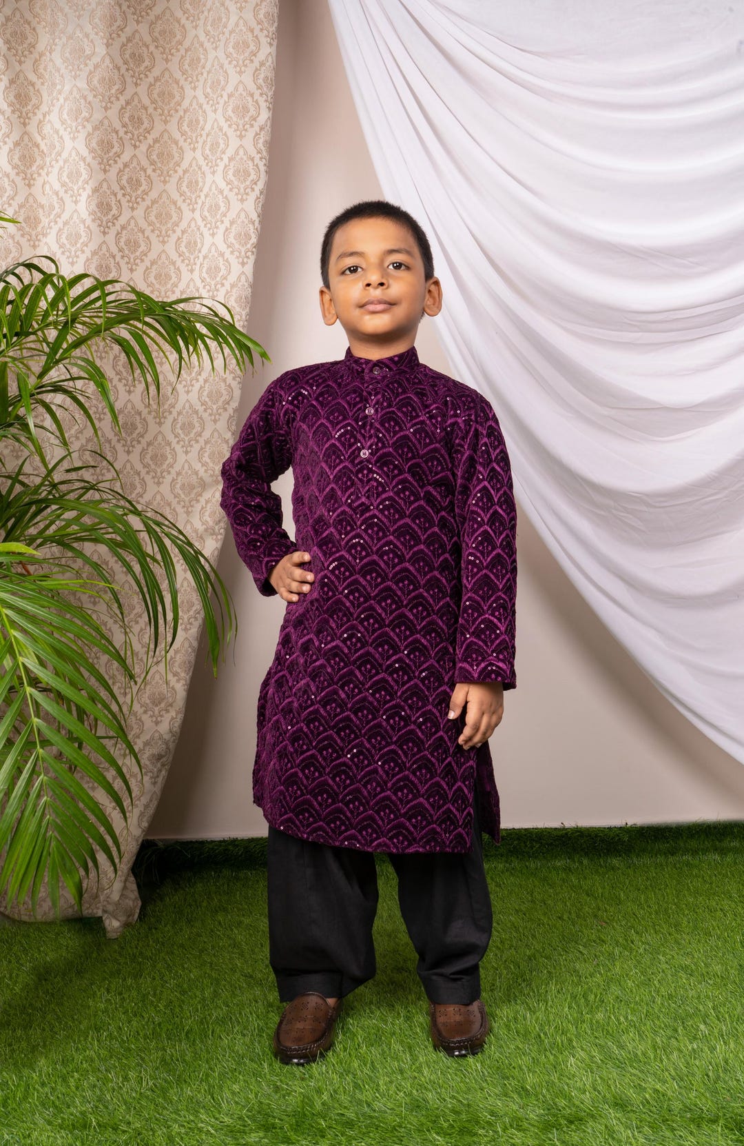 Boy's Kurta Pajama - 0284859
