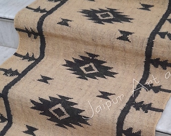 Handmade Wool Kilim Rug, Black Beige Color Runner Rug, Aztec Rug, Accent Rug,Outdoor/Indoor Rug,Bedroom Rug, jute Kilim Rug,Natural Jute Rug
