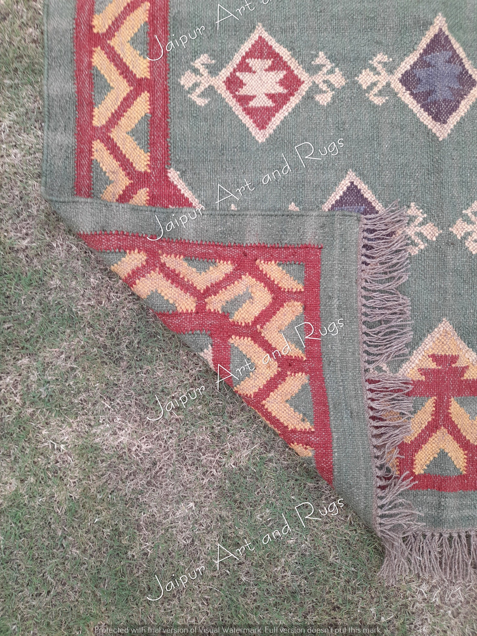 Handmade Wool Jute Rug Navajo Kilim Rug Aztec Rug Accent - Etsy