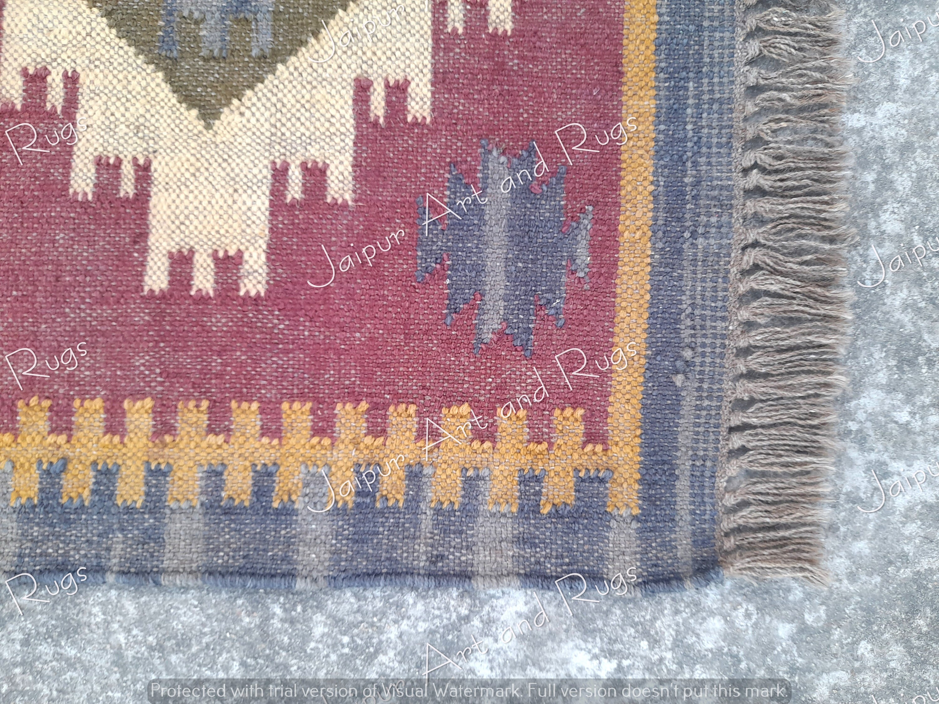 Wool Jute Rugnavajo Kilim Rugaccent Rug Outdoor Rug Etsy