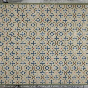 Handmade Cotton Dhurrie Rug: Blue Geometric Flat Weave