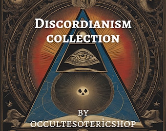 Libros sobre discordianismo / Libros de los Illuminati - Illuminatus, Colección de Libros - Libros Ocultistas Raros - Libros de Magia - Libros de Brujería - Ocultismo