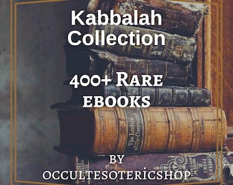 400+ Kabbalah books, Magick, Rare Occult Book, Qabalah Book, Witch Books, Occult Book Bundles, Rare Books