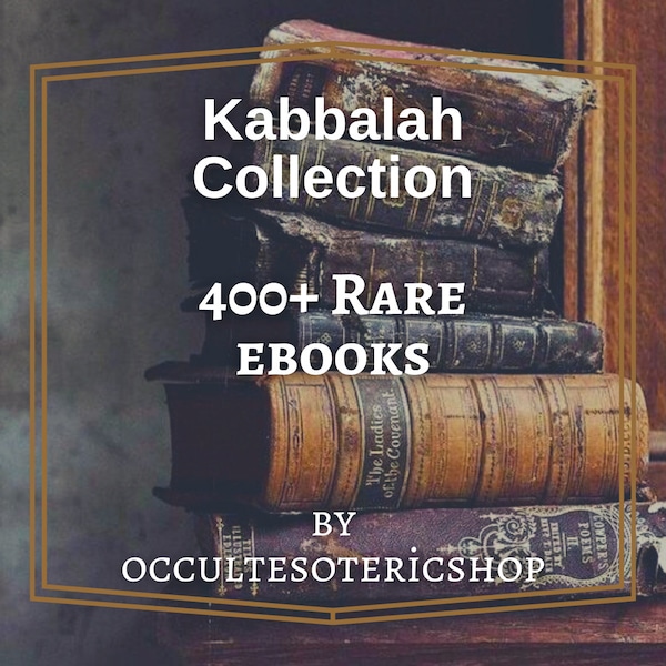 400+ Kabbalah books, Magick, Rare Occult Book, Qabalah Book, Witch Books, Occult Book Bundles, Rare Books