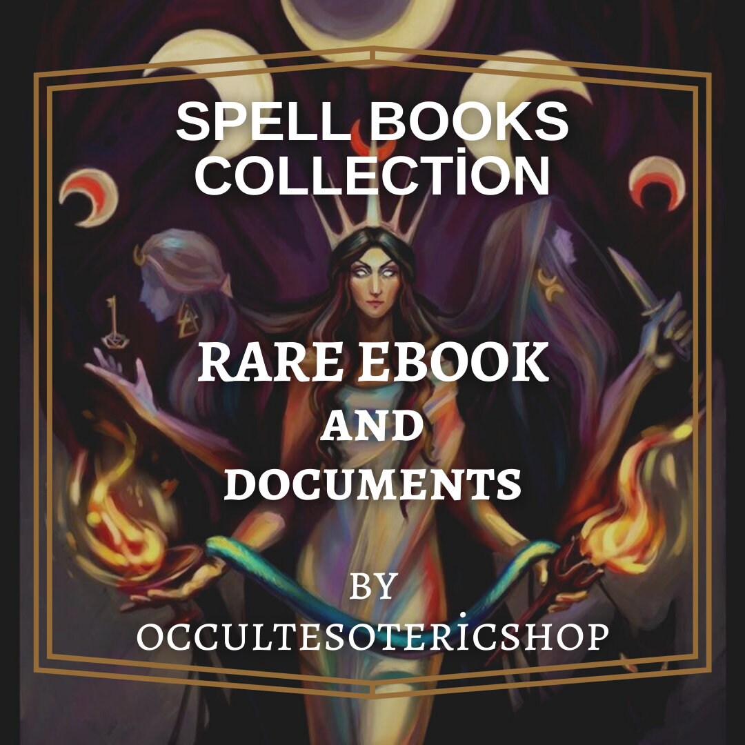 Spell Books Collection Spell Ebooks Love Spells Magick Etsy