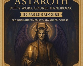 Astaroth Deity Work Course eBook (Rituals) — Occult Grimoire PDF | Goetia, Invocation, Occult Books, Occult Bundles, Demonology Books