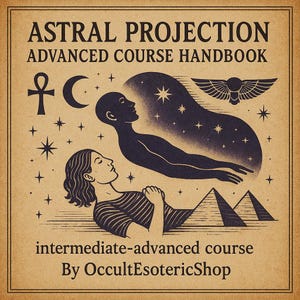 Astral Projection Advanced Course Handbook | Out of Body Travel PDF | Occult & Esoteric Guide by OccultEsotericShop