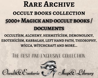 5000+ Okkulte Bücher - Seltene Okkulte eBooks, Zauberbücher, Hexenbücher, okkulte Büchersammlung, Okkulte Buch-Bundles, Seltene Bücher, ebook pdf
