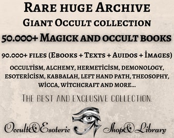 50.000+ Magick Books | Categorized, Occult Books, Occult eBooks Rare, Magick Books, Witch Books, Occult Book Bundles, Magic Spells, Bundles