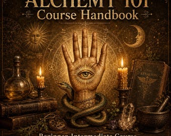 Manual del curso de Alquimia 101 (libro electrónico): Guía para principiantes de la alquimia práctica (PDF)