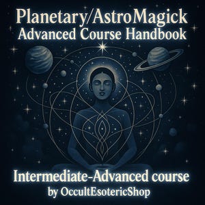 Libro de Magia Planetaria Avanzada / Grimorio Digital / Rituales y Hechicería Planetaria / Astrología con Manualidades, Libro de Astromagia