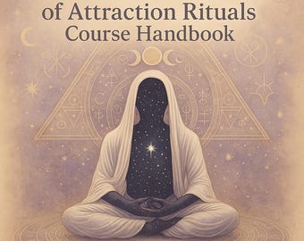 Manifestation and Law of Attraction Rituals Course eBook | Law of Attraction, Energy Work, Scripting & Visualization | PDF Workbook