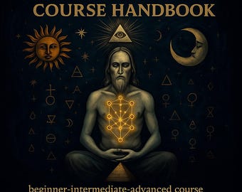 Alchemy Practical Course eBook | Rituals, Spagyrics & Hermetic Meditations, Planetary Metal Work - Solve et Coagula Meditations