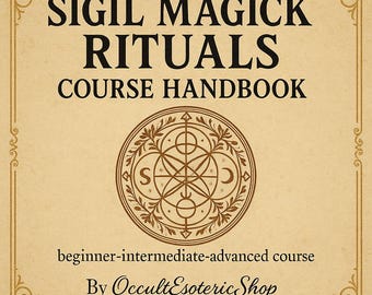 Sigil Magick Rituals Course eBook | Step-by-Step Creation, Charging & Activation Rites, Templates, Charging Cycles, Mutation