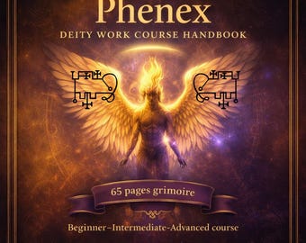 Phenex Deity Work Course eBook, Demonology books, demonolatry books, demon invocation, Demon Grimoires, Occult Esoteric Books