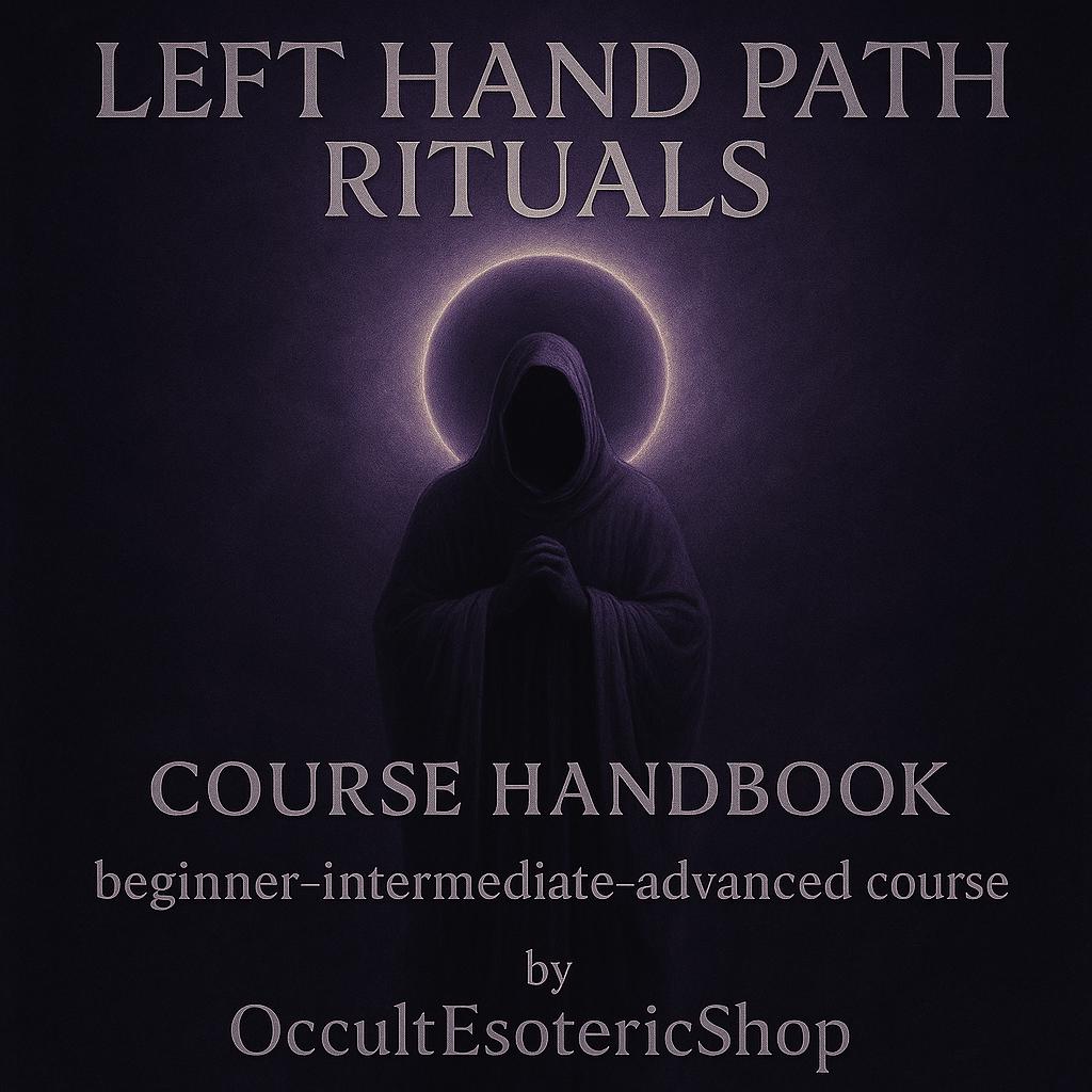 Left Hand Path Full Course Pack: Luciferian Dark Magick Grimoire, Dark ...