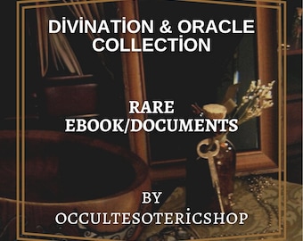 Divination & Oracle Ebook Collection, Witch Books, Esoteric Books, Tarot Books, Witchcraft Books, Occult Books, Magick Books, EBOOK, PDF,