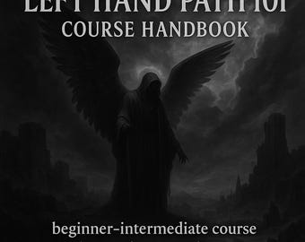 Left Hand Path Beginner Book Course | Luciferian  Dark Magick PDF | Occult Grimoire, Shadow Work, Rituals | Digital Download, Satanism book