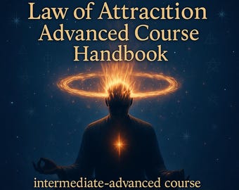 Manifestation & Law of Attraction Advanced Course eBook | Energy Work, Subconscious Reprogramming, Visualization | PDF by OccultEsotericShop