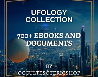 700+ UFO Books, UFO Book, UFO Gifts, Conspiracy Theories, Alien Gifts, Alien Book, paranormal books, Occult Books, Book Collection