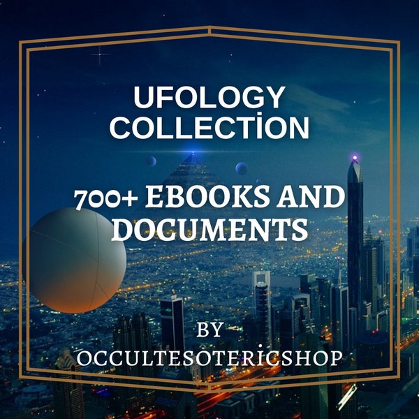 700+ UFO Books, UFO Book, UFO Gifts, Conspiracy Theories, Alien Gifts, Alien Book, paranormal books, Occult Books, Book Collection