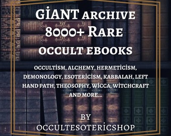 8000+ Occult eBooks, Occult Books, Magick Books, Witch Books, occult book collection, Occult Book Bundles, Rare Books, ebook pdf, spells