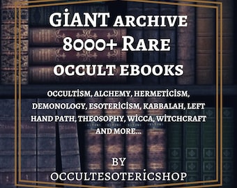 8000+ Occult eBooks, Occult Books, Magick Books, Witch Books, occult book collection, Occult Book Bundles, Rare Books, ebook pdf, spells