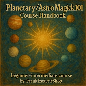 Livro do curso Astro Magick Planetário 101 | Manual de Ocultismo Celestial | Magia Astrológica | Rituais e Arquétipos Planetários | Mapa Astral, Vênus
