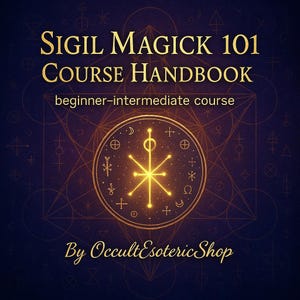 Siegelmagie 101 Kursbuch | Chaosmagie für Anfänger | Okkultes Symbol PDF | Sigil Ritualanleitung | LLP Hexenkurs