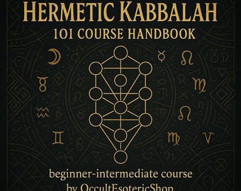 Hermetische Kabbalah 101 Kurs eBook | Baum des Lebens, Sephiroth & Mittelsäule Basics, Ockulte Bücher, Ockulte Bündel