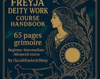 Freyja Deity Work Course eBook | Norse Goddes Deity, Witchcraft books, Wicca Books, Spell Books. Freya, Hecate, Hades
