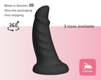 Silicone Fantasy Dildo - 100% Body Safe - Sex Toys for Women and Men - Small Medium Large  - adult toys - MADE IN SWEDEN