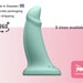 Silicone Fantasy Dildo - 100% Body Safe - Medical Grade Silicone - for Women and Men - Small Medium and Large -Eco Packaging- MADE IN SWEDEN 