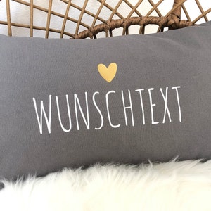 Pillow with &quot;custom text&quot;