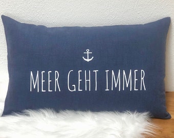 Maritime pillow, linen, sea always works