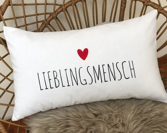 Kissen Lieblingsmensch, Kissen für den Lieblingsmensch