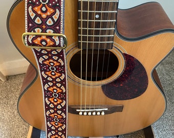 Handmade guitar strap. Free post UK