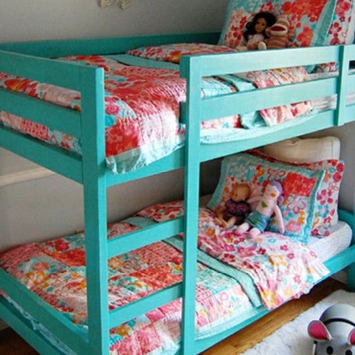 DIY Bunk Bed PLANS Easy Kids Bed How to Woodcraft Plans Etsy