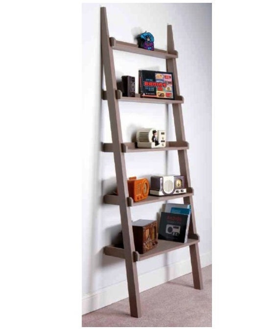 Ladder Shelves DIY PLANS Easy Beginner Level Shelves Etsy UK