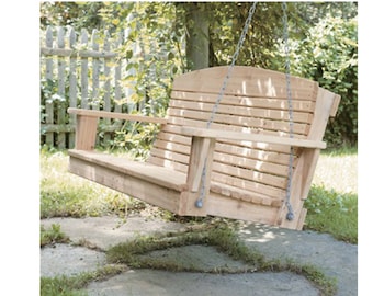 DIY Garden Swing PLANS Swing Bench Instant Download - Woodcraft Plans Garden Furniture Bench Joinery Plan - Instant PDF Download