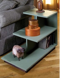 Side Table PLANS - DIY End Table Sofa Table Woodcraft Plans Joinery Plan - Instant PDF Download