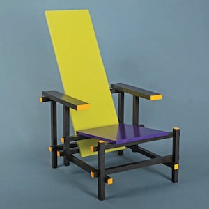 Rietveld Chair PLANS - Chair Build Plans DIY Woodcraft Plans Furniture Chair Wood Joinery Plan - Instant PDF Download