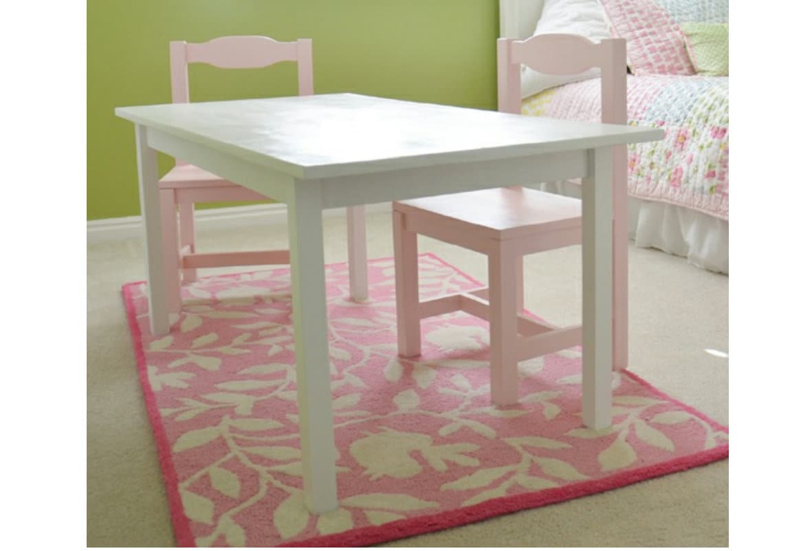 Vintage childrens table and chairs for sale deals
