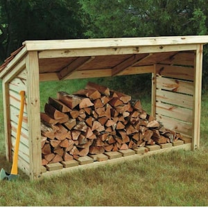 Firewood SHED PLANS Tool Shed Garden Shed Diy How To Plans Garden Furniture Wood Joinery Plans /Instant PDF Download