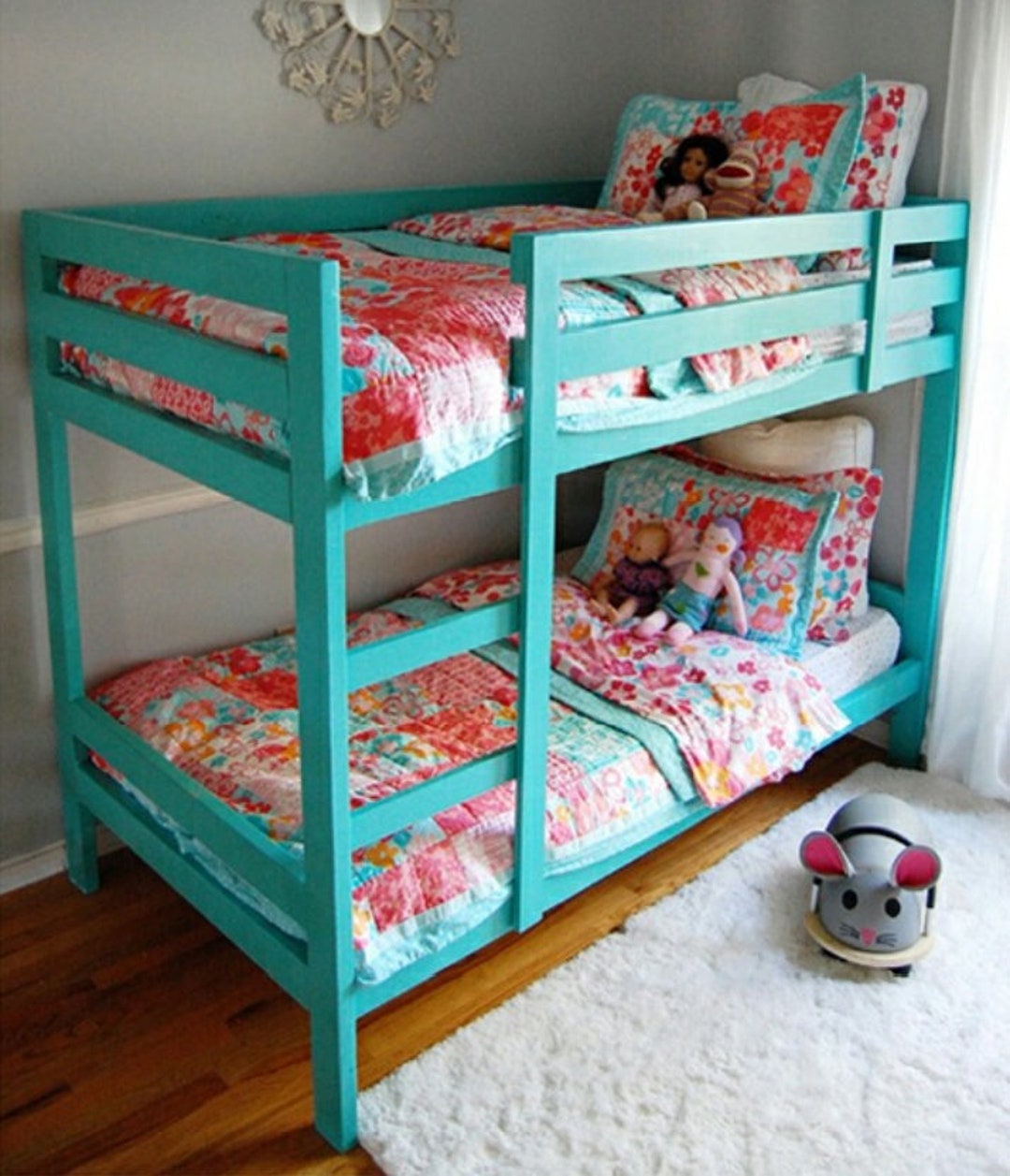 DIY Bunk Bed PLANS Easy Kids Bed How to Woodcraft Plans Children