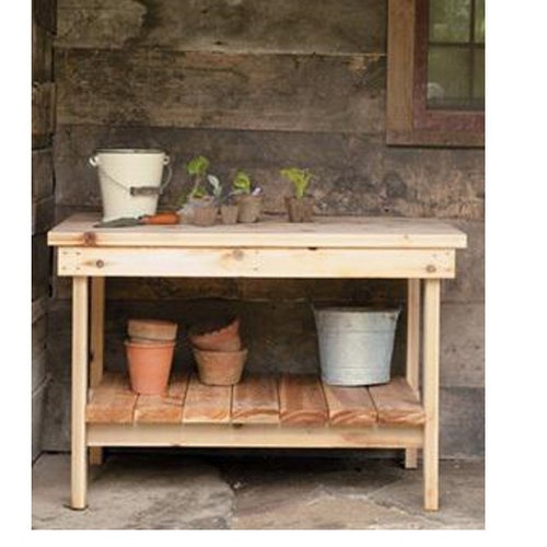 DIY Potting Bench Self Build PLANS Potting Bench Table Plabs Etsy